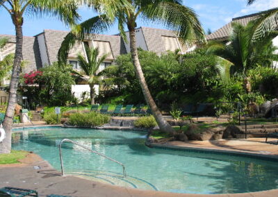 tropical pool at Maui Kamaole resort